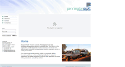 Desktop Screenshot of penningtonscott.com.au